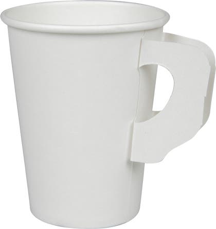 Pappersmugg 25 cl med öra 50 st/rör Abena