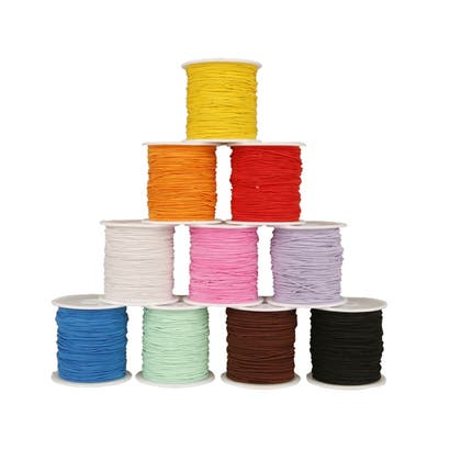Elastisk tråd sorterade färger 10-pack