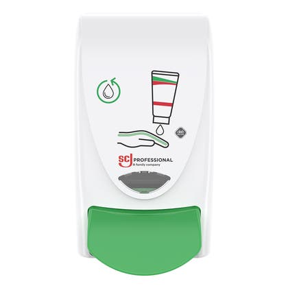 Dispenser arbetskräm 1 Liter vit