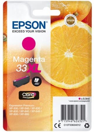 Bläckpatron Epson 33XL Magenta