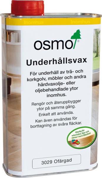 Underhållsvax ofärgad sidenmatt