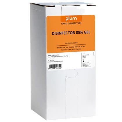 Handdesinfektion gel 85% 1 liter Plum