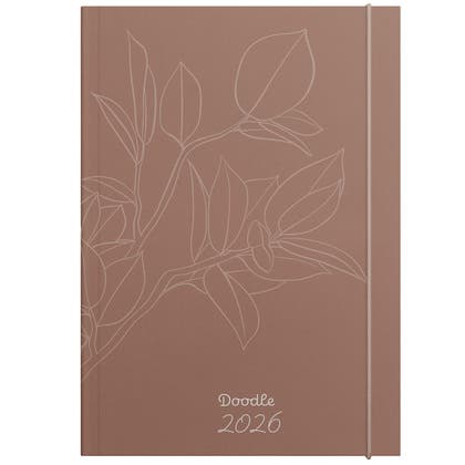 Kalender 2026 Doodle inbunden