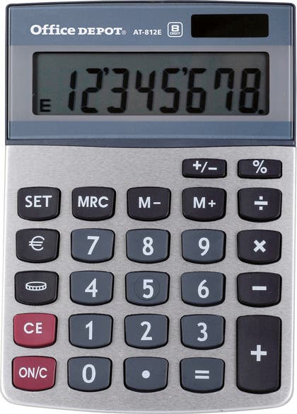 Bords-/ Miniräknare Office Depot AT-812E