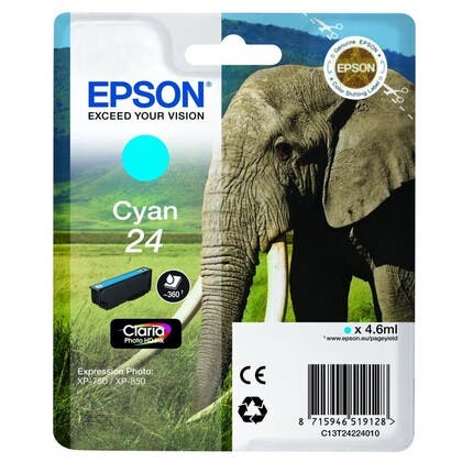 Bläckpatron Epson T2422 Cyan