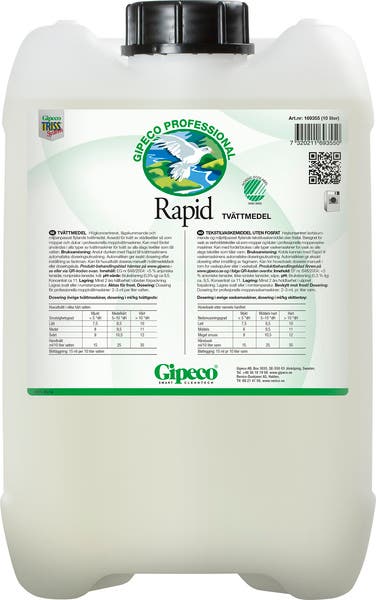 Tvättmedel flytande Gipeco Rapid 10 Liter