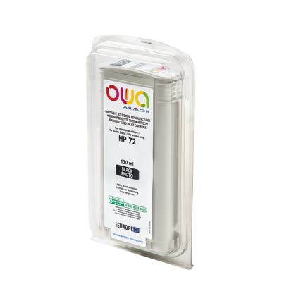 Bläckpatron OWA 72 fotosvart 130 ml