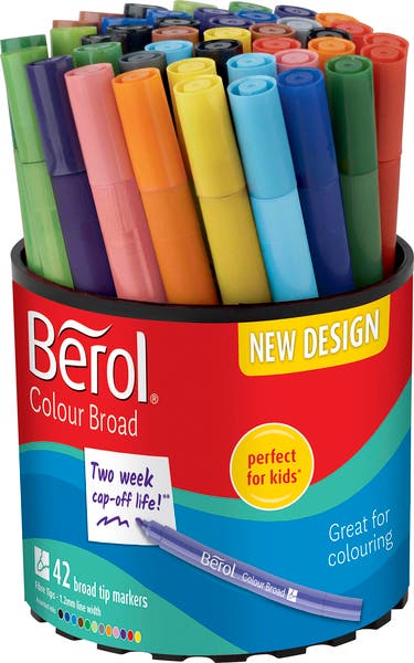 Tuschpennor Berol Broad 12-/42-/288-pack